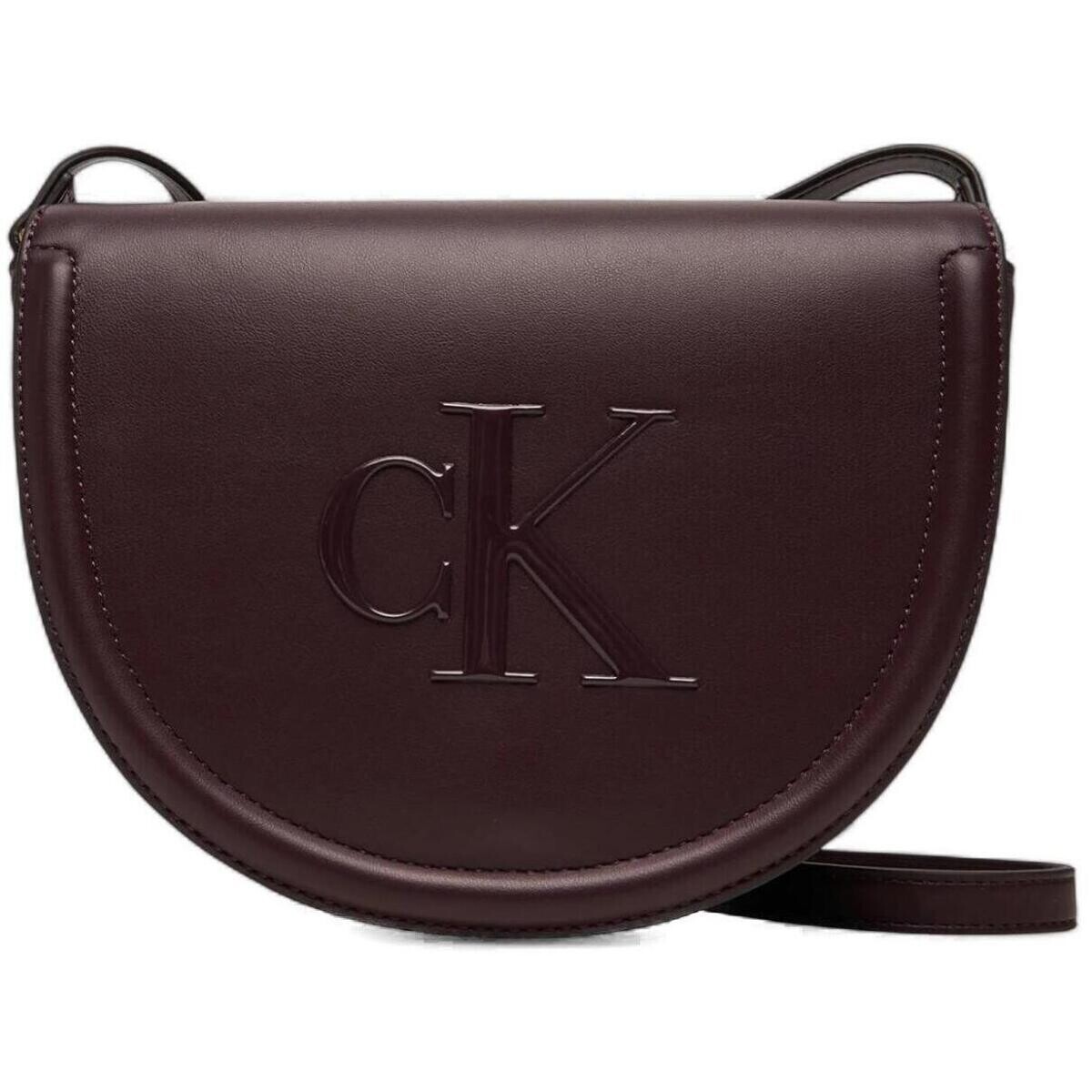 Calvin Klein Jeans  RAISED CK SADDLE CROSSBODY LV04F3221G  Červená