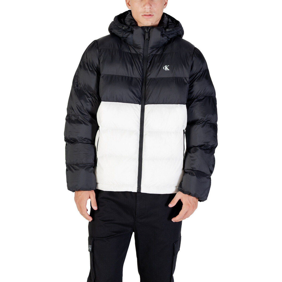 Calvin Klein Jeans  LS NYLON COLOR BOCK LV04RD527G  Bílá