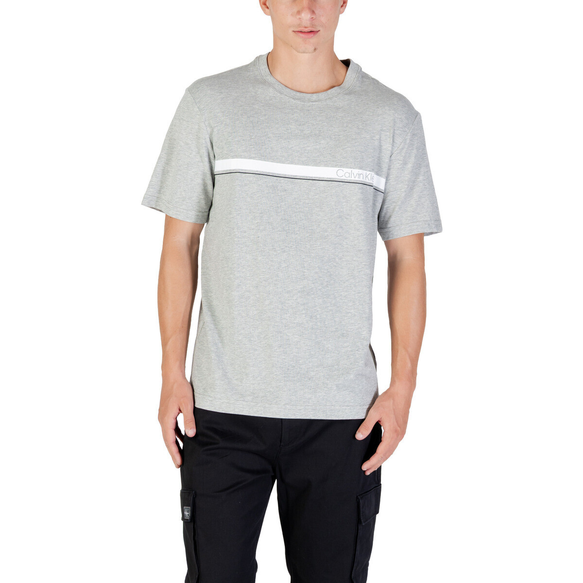 Calvin Klein Sport  LIFESTYLE SS TEE LVGMF5K108  Šedá