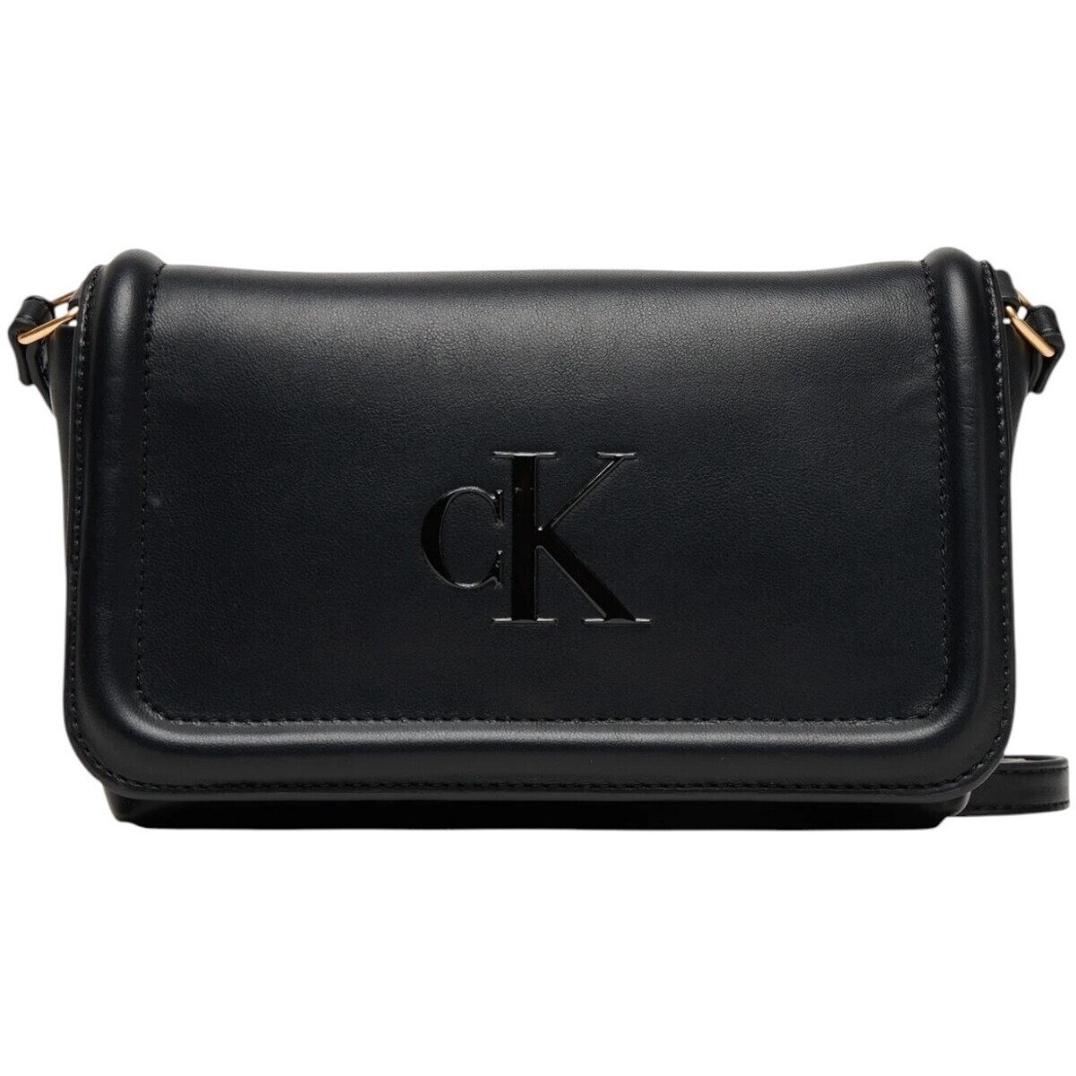 Calvin Klein Jeans  BOLD CK FLAP CROSSBODY LV04F1027G  Černá