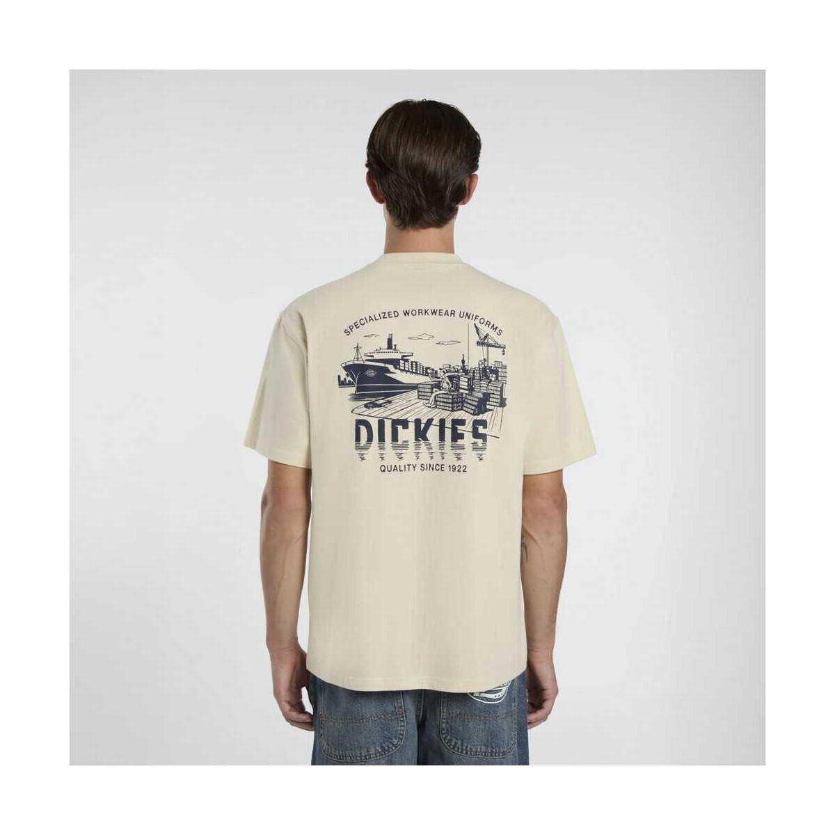 Dickies  Pelham tee ss  Béžová