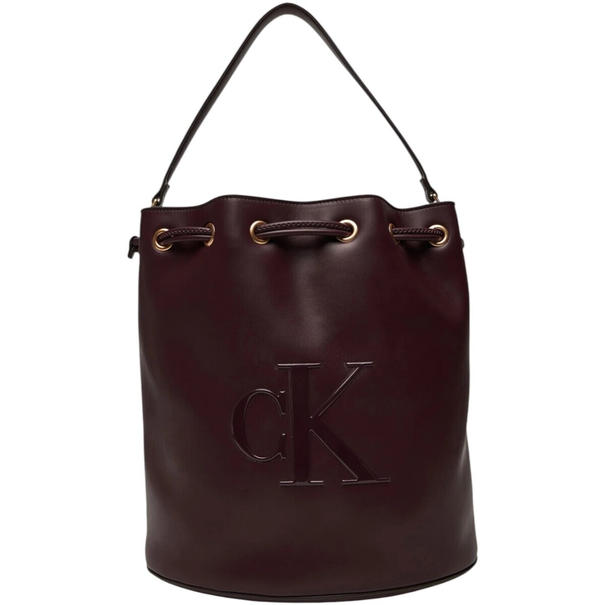 Calvin Klein Jeans  RAISED CK LARGE BUCKET LV04F3232G  Červená