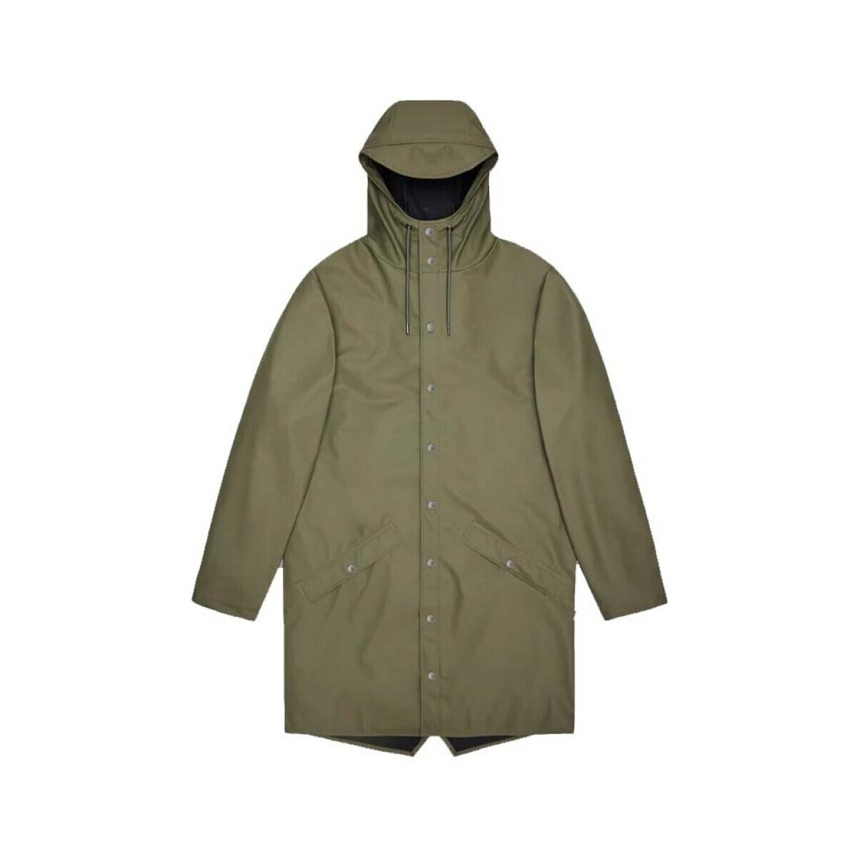 Rains  LONG JACKET W3  Zelená