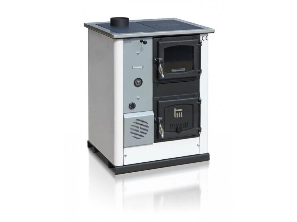 Kuchyňská kamna / Kotel s výměníkem TEMY PRO 18 kW Levá/Bílá