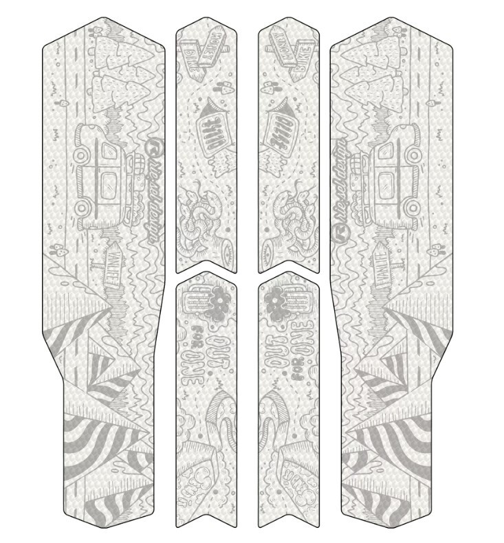 Polep Riesel: TAPE 3000 - vanlife silver