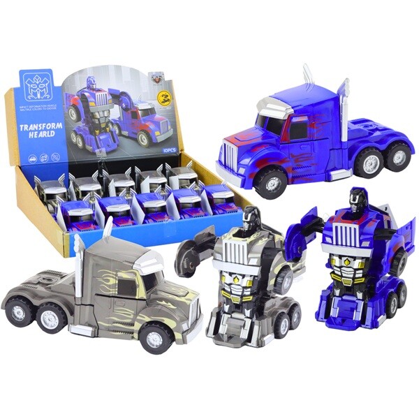Autorobot - nákladní automobil 2 v 1 - modrá