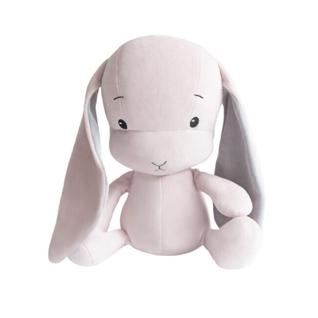Effiki - Effík zajíček růžový s šedými oušky M (35 cm)