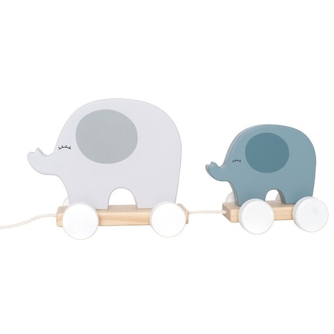 Hračka na tahání slon šedý Jabadabado