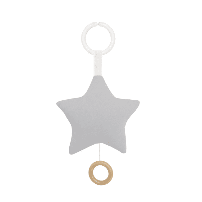 Jabadabado Hudební hračka hvězda - Šedá