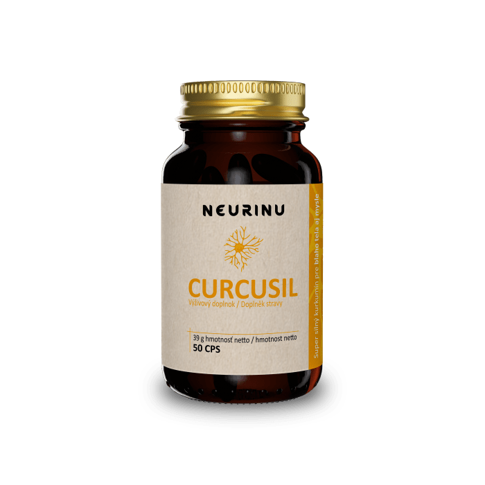 NEURINU Curcusil pro mysl v harmonii, tělo bez zánětů – 50 kapslí