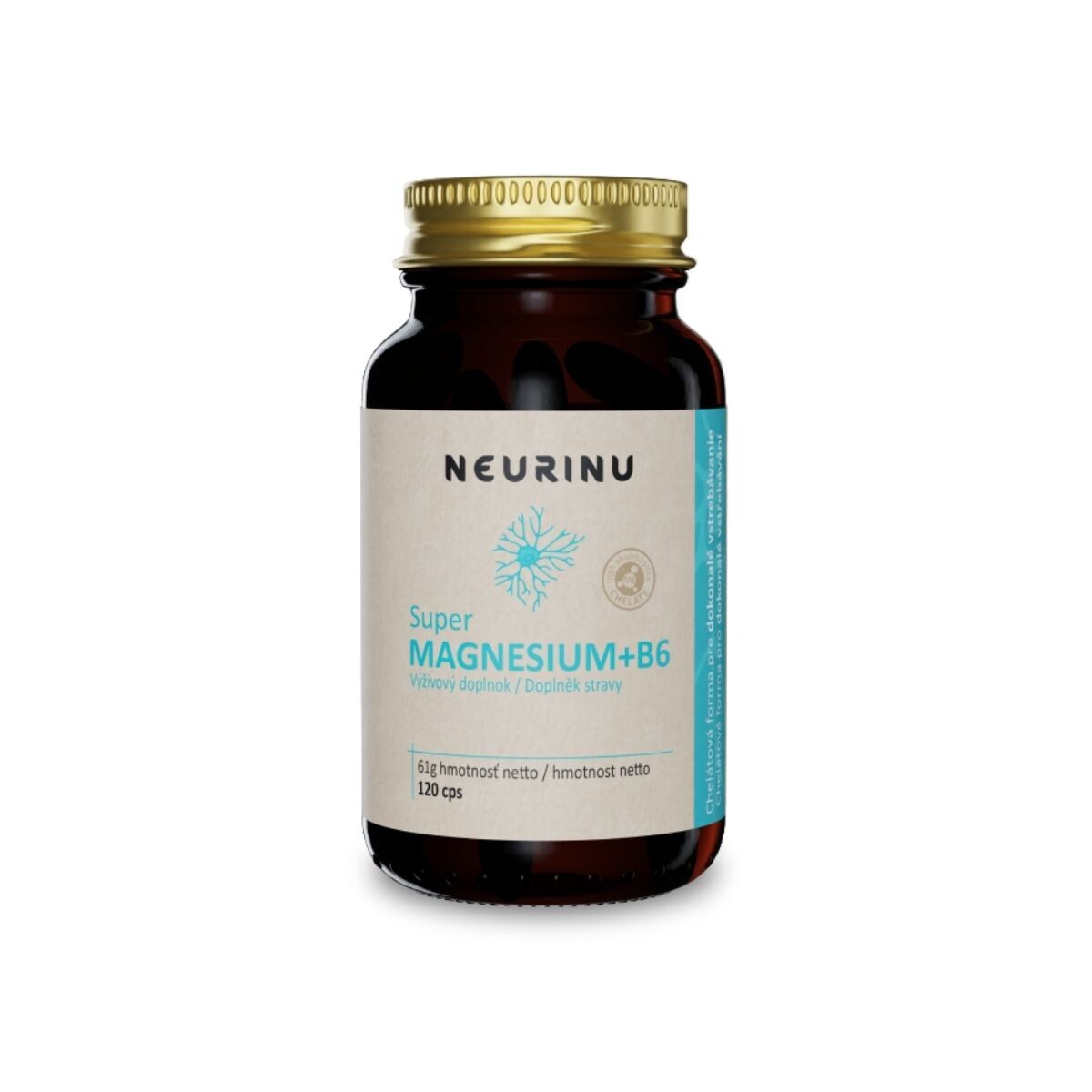 NEURINU Super MAGNESIUM+B6 – 120 kapslí