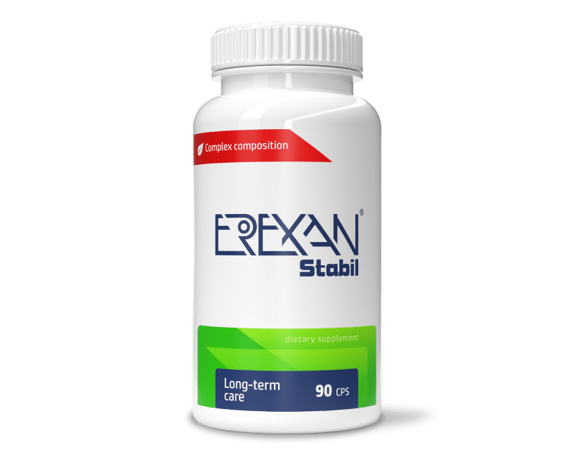 EREXAN Stabil pro podporu plodnosti a potence mužů – 90 kapslí