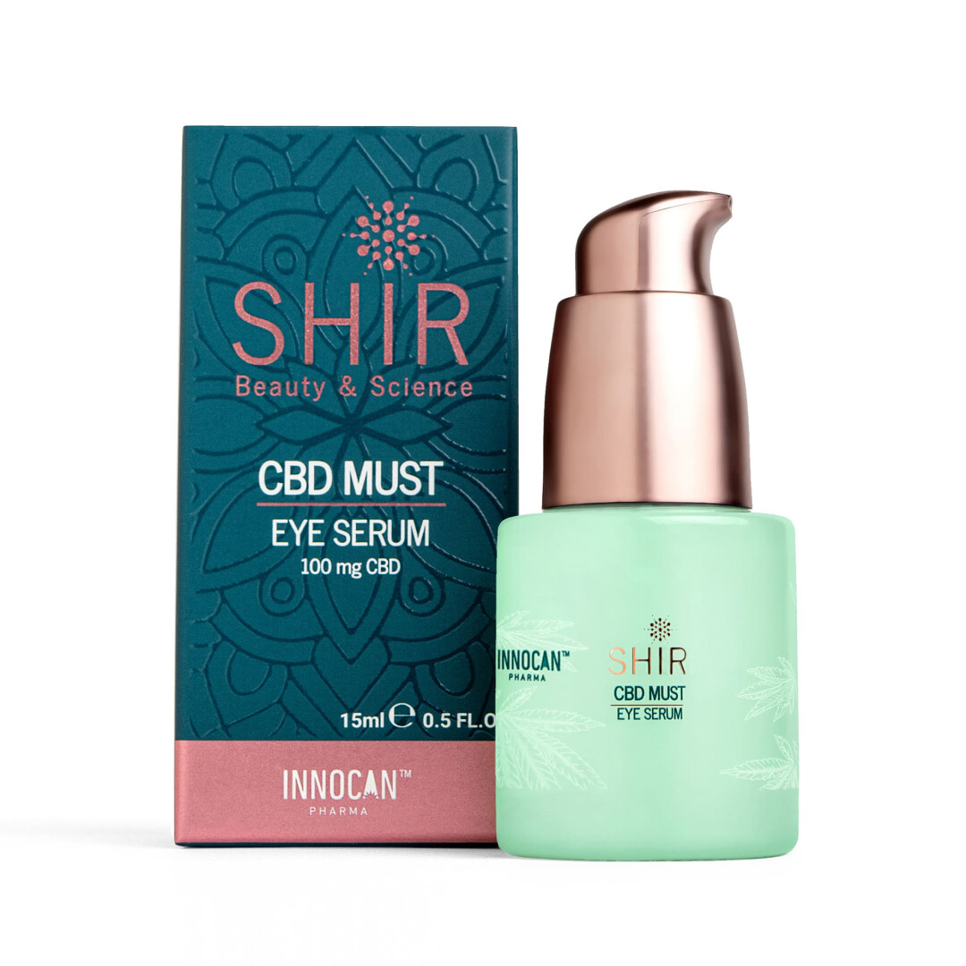 CBD oční sérum proti otokům, tmavým kruhům a vráskám 15 ml - SHIR Beauty & Science