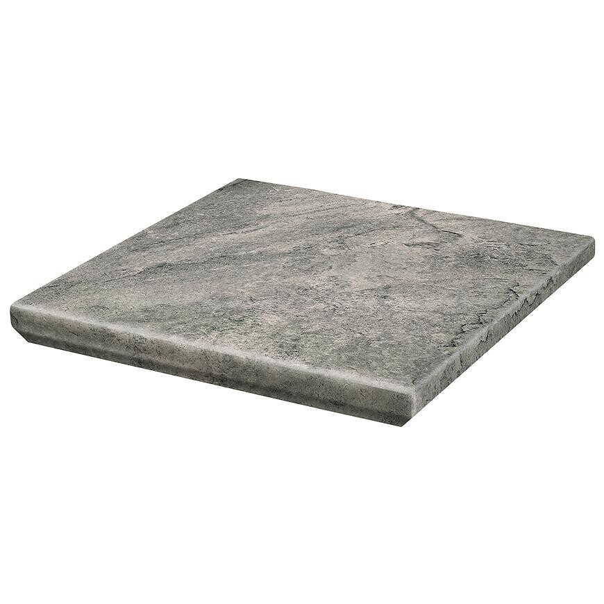 Dlažba schodová rohová Kapinos Mattone Pietra grafitová 33/33