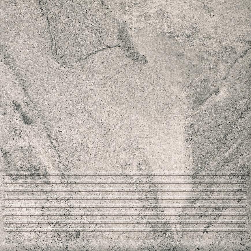 Dlažba schodová Prosta Mattone Pietra grafitová 30/30