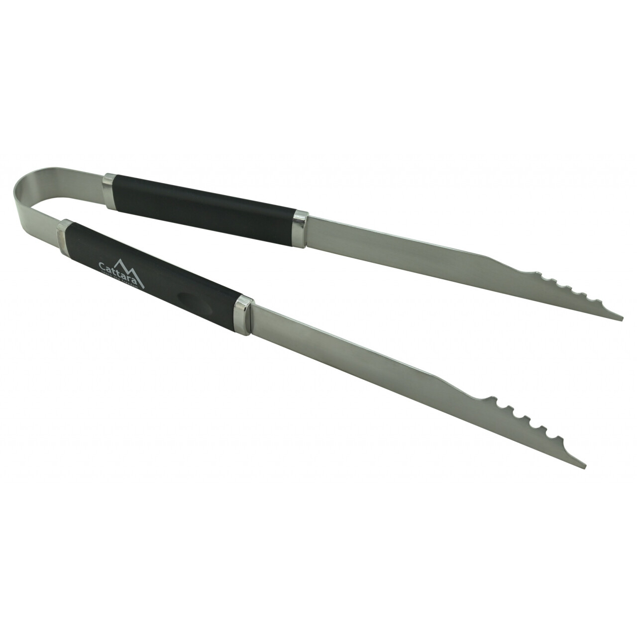 Grilovací kleště Cattara Orca 39 cm - stříbrné-černé