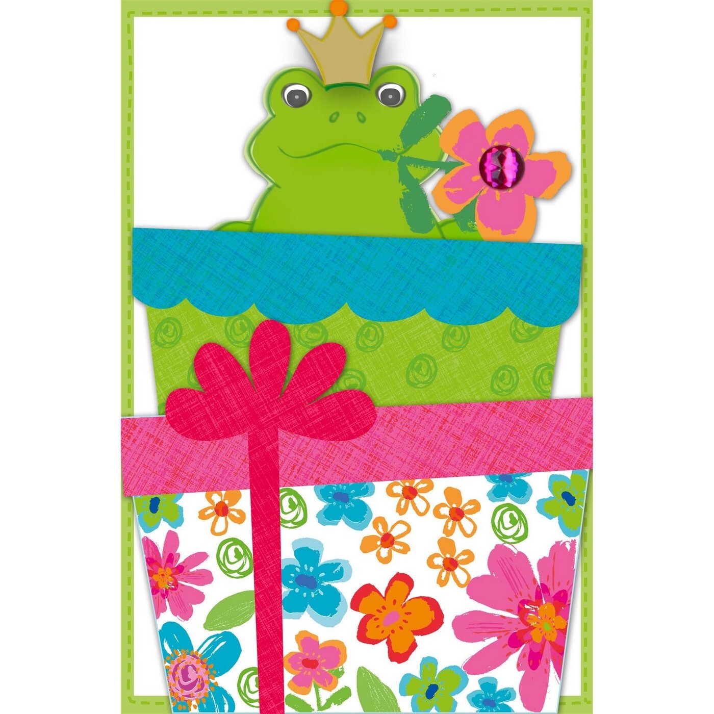 Přání s obálkou Artebene Pop up Frog King