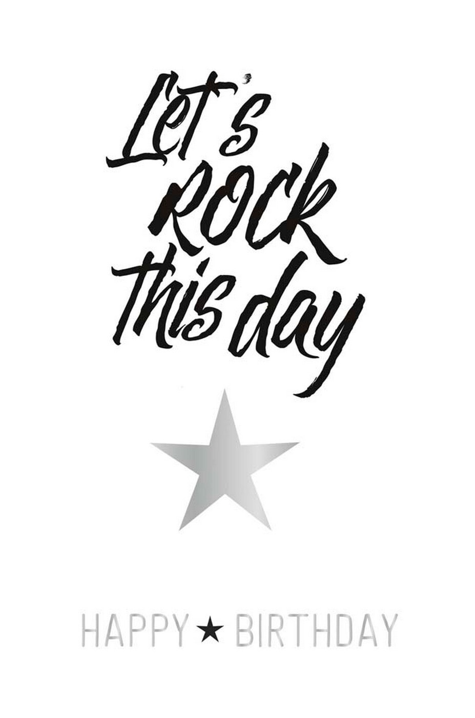 ARTEBENE Přání k narozeninám s obálkou Artebenne Let's Rock This Day