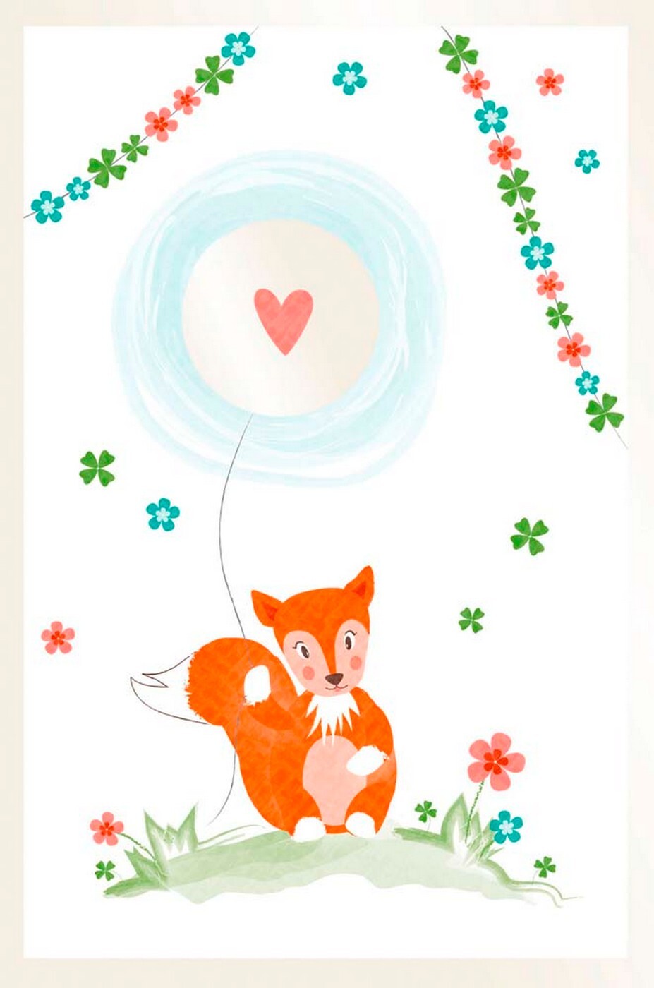 Přání s obálkou Artebene Fox