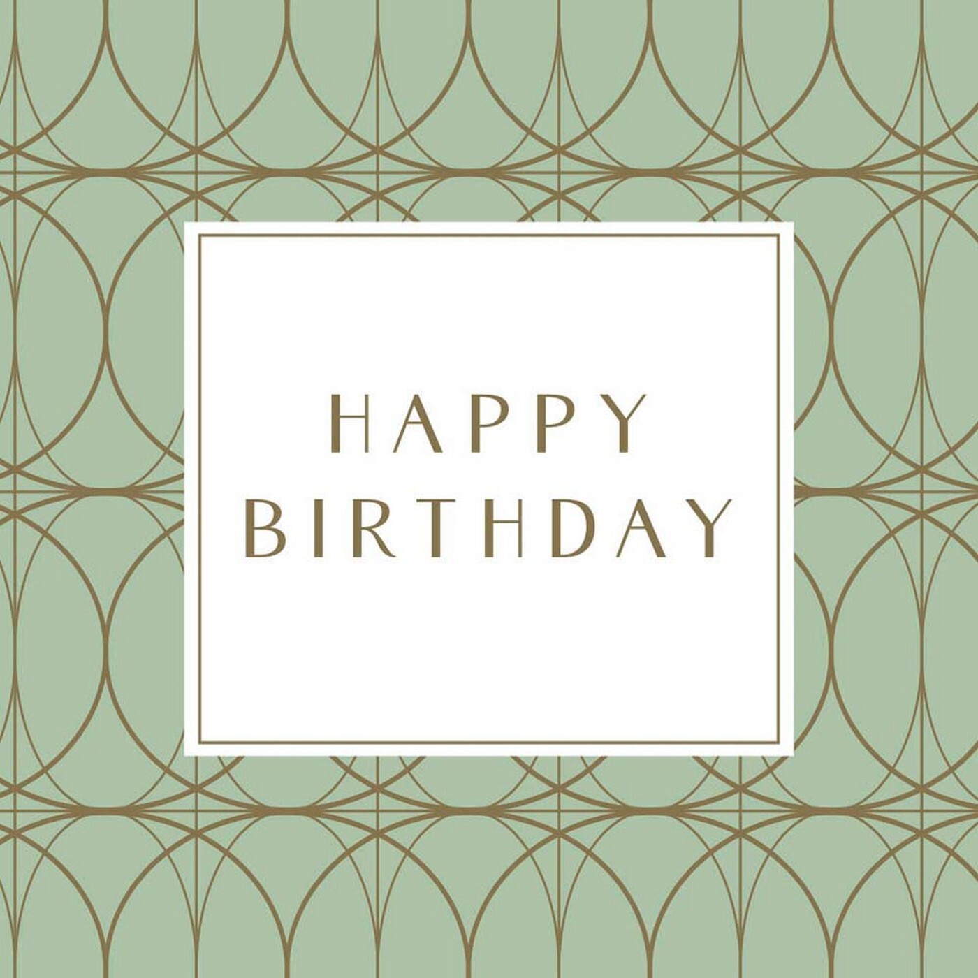 Narozeninové přání s obálkou 8x8 cm Artebene Happy Birthday