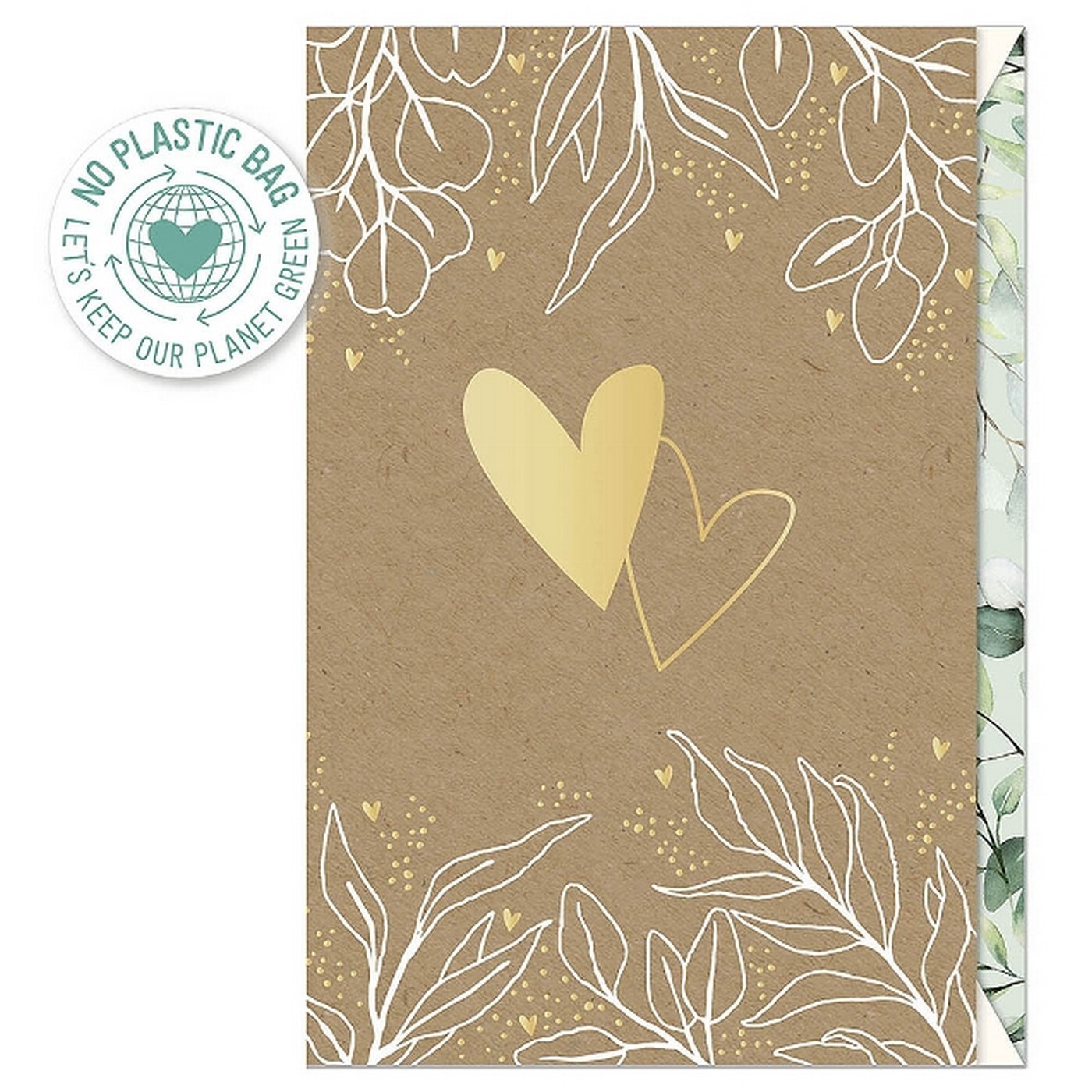 Ražené svatební přání s obálkou Artebene Hearts