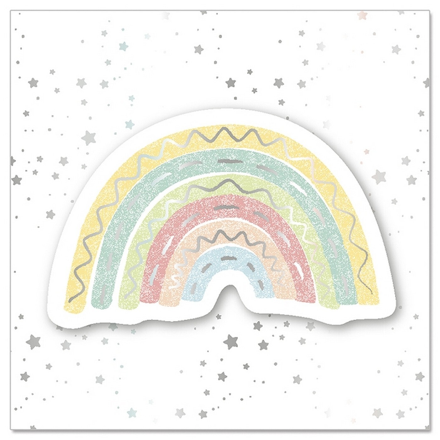 Přání s obálkou 8x8 cm Artebene Rainbow