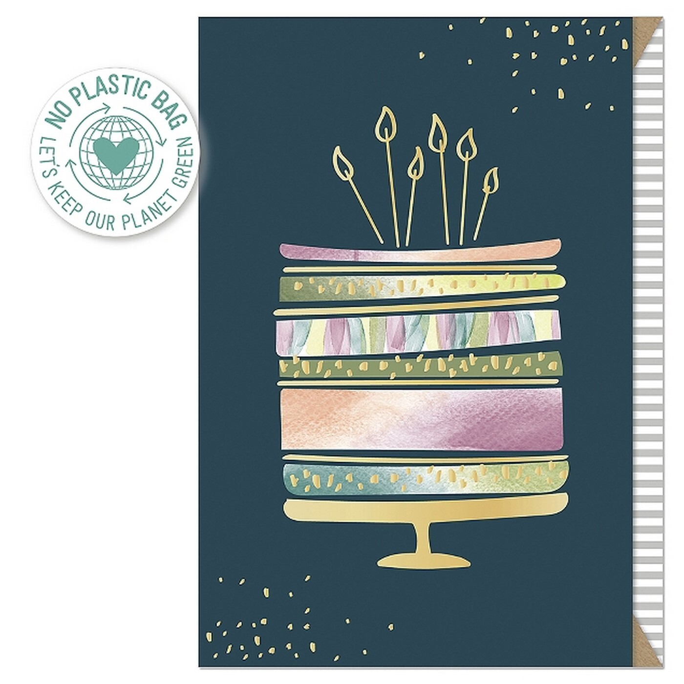 Narozeninové přání s obálkou Artebene Cakes