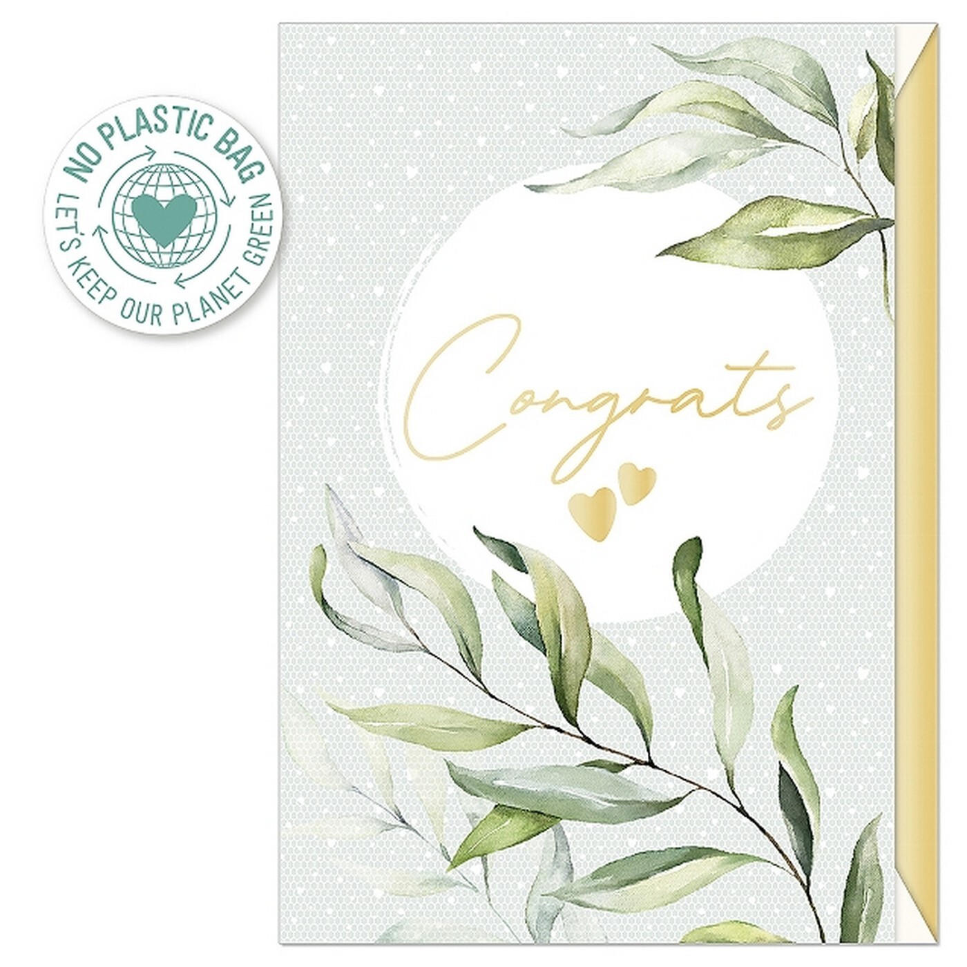 Ražené přání s obálkou Artebene Congrats