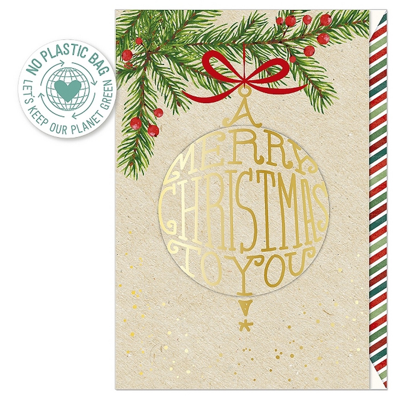 Vánoční přání s obálkou Artebene Merry Christmas To You
