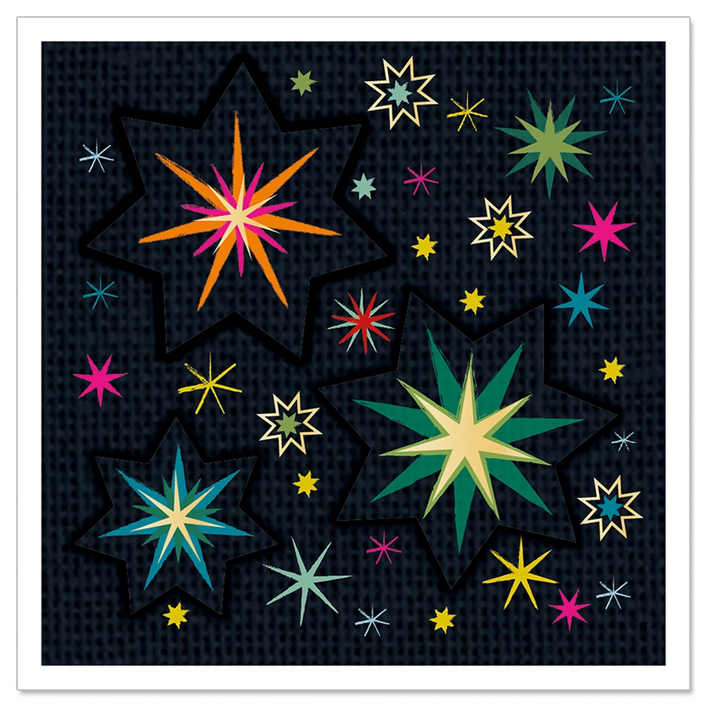 Přání s obálkou 8x8 cm Artebene Stars