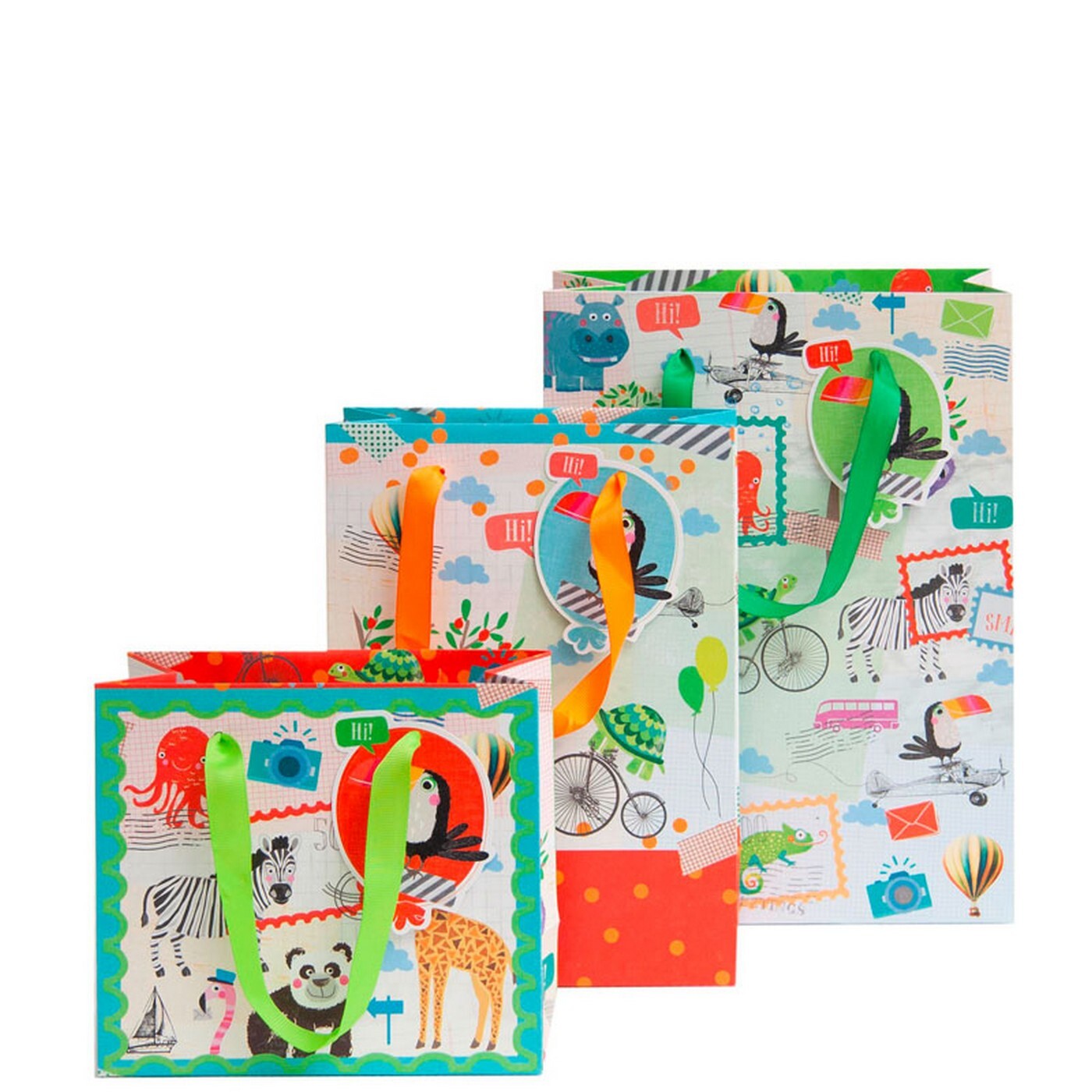 Dárková taška set 3 vel.  Artebene Animals