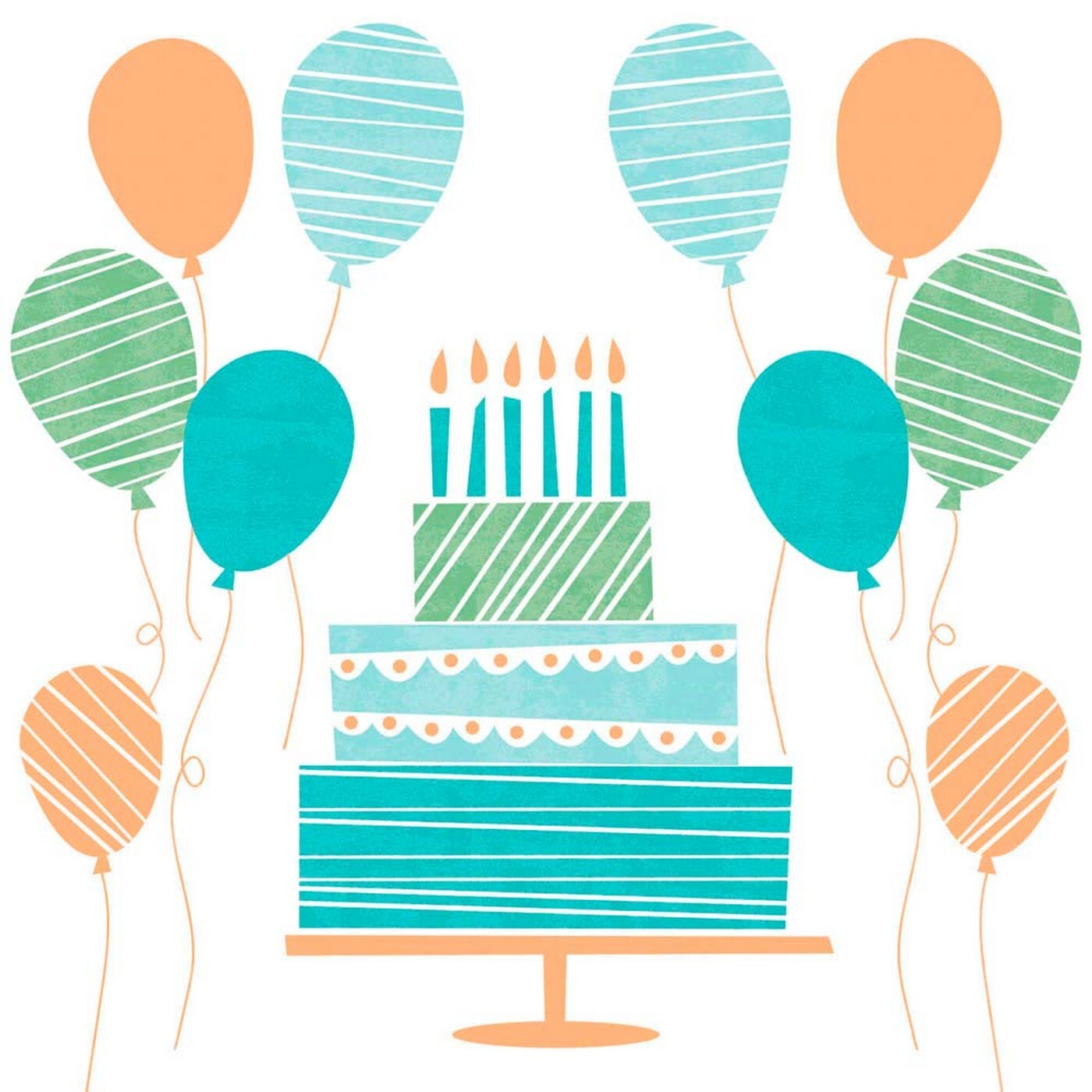 Papírové ubrousky 20 ks Artebene Cake