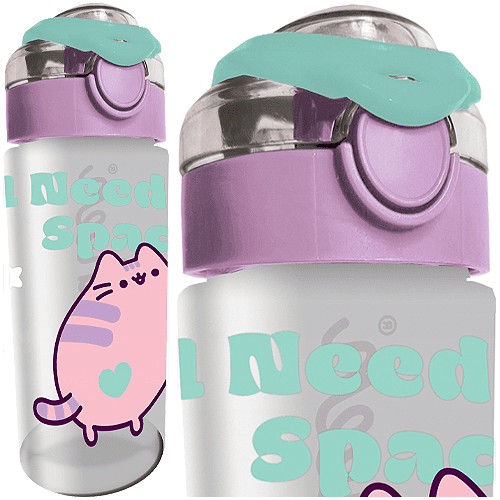 St.Majewski Lahev na pití 500 ml - PUSHEEN - fialová