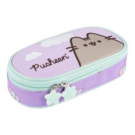 St.Majewski Penál etue - PUSHEEN - fialová