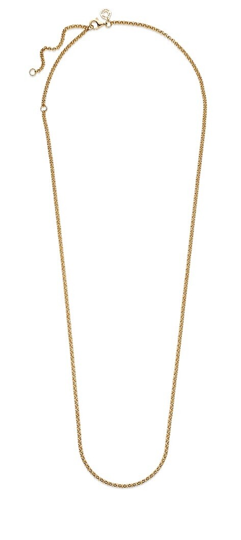 Pandora Dámský pozlacený řetízek Rolo Shine 369260C00-60