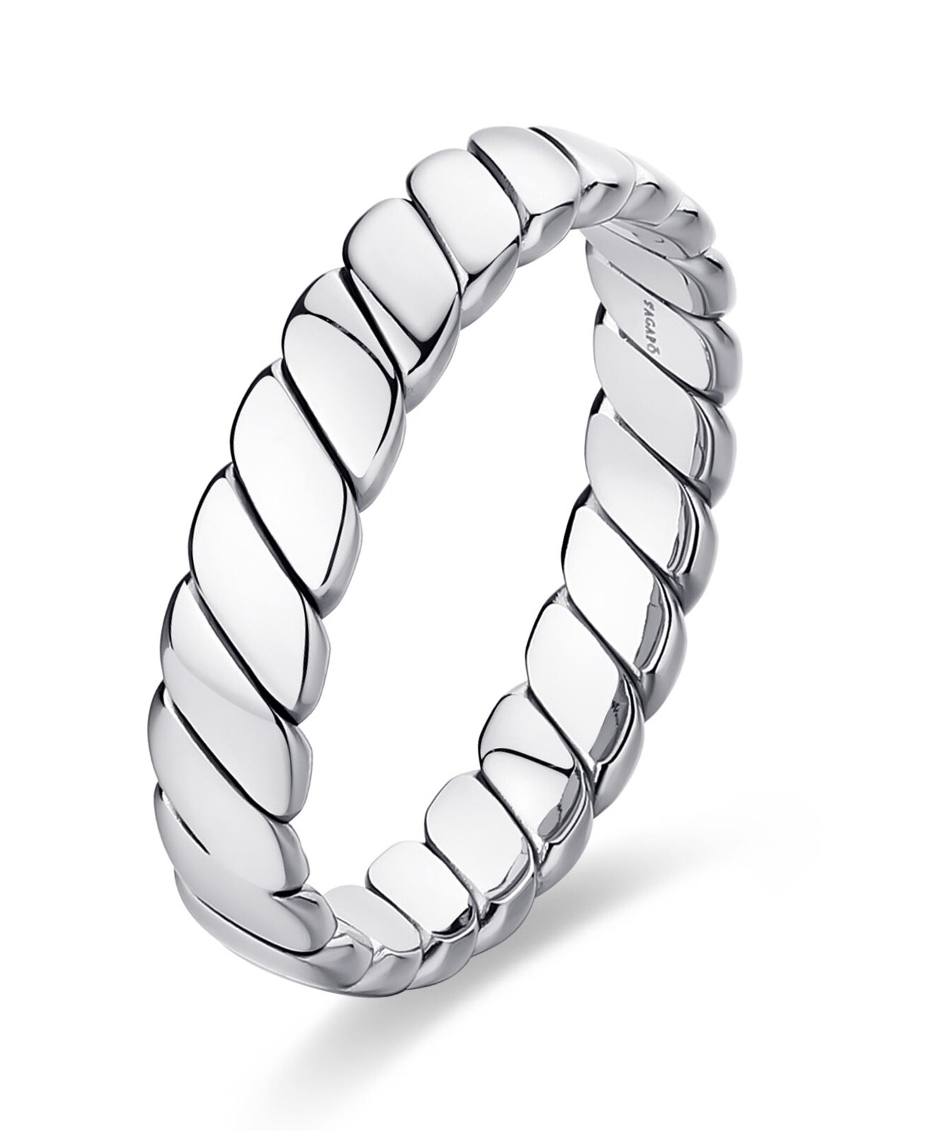 S'Agapõ Stylový dámský prsten z oceli For Love SFV43 50 mm