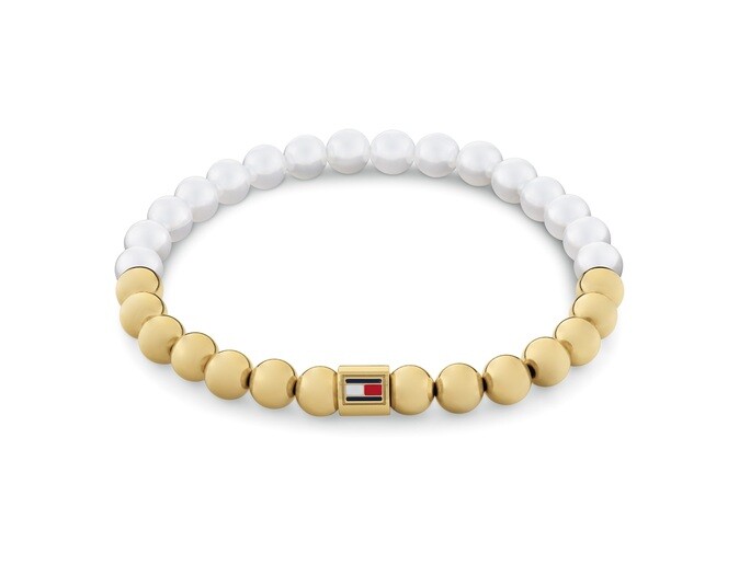 Tommy Hilfiger Korálkový náramek s umělou perlou Semi-Precious Beads 2780962