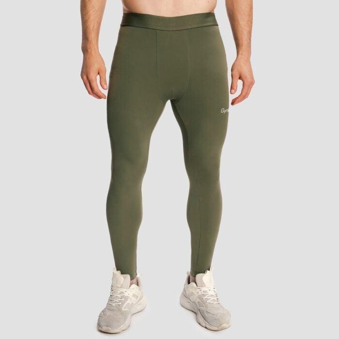 GymBeam Men‘s Combat Leggings Olive Grey