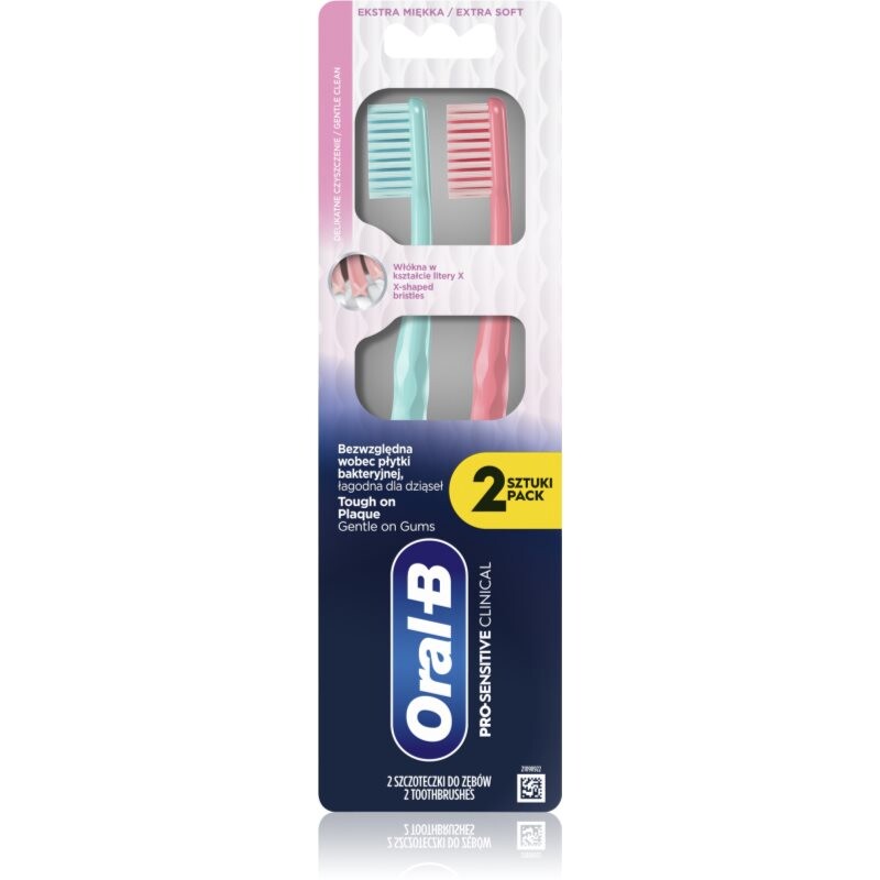 Oral B Pro-Sensitive Clinical zubní kartáček 2 ks