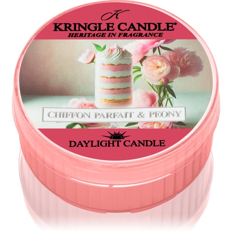 Kringle Candle Chiffon Parfait & Peony čajová svíčka 42 g