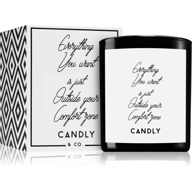 Candly & Co. Everything you want is just outside your comfort zone vonná svíčka 250 g