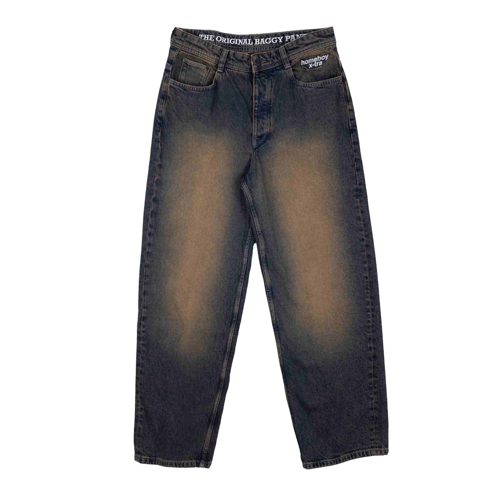 kalhoty HOMEBOY - X-Tra Baggy Black Label Dirty Blue (DIRTY BLUE-91) velikost: 31/32