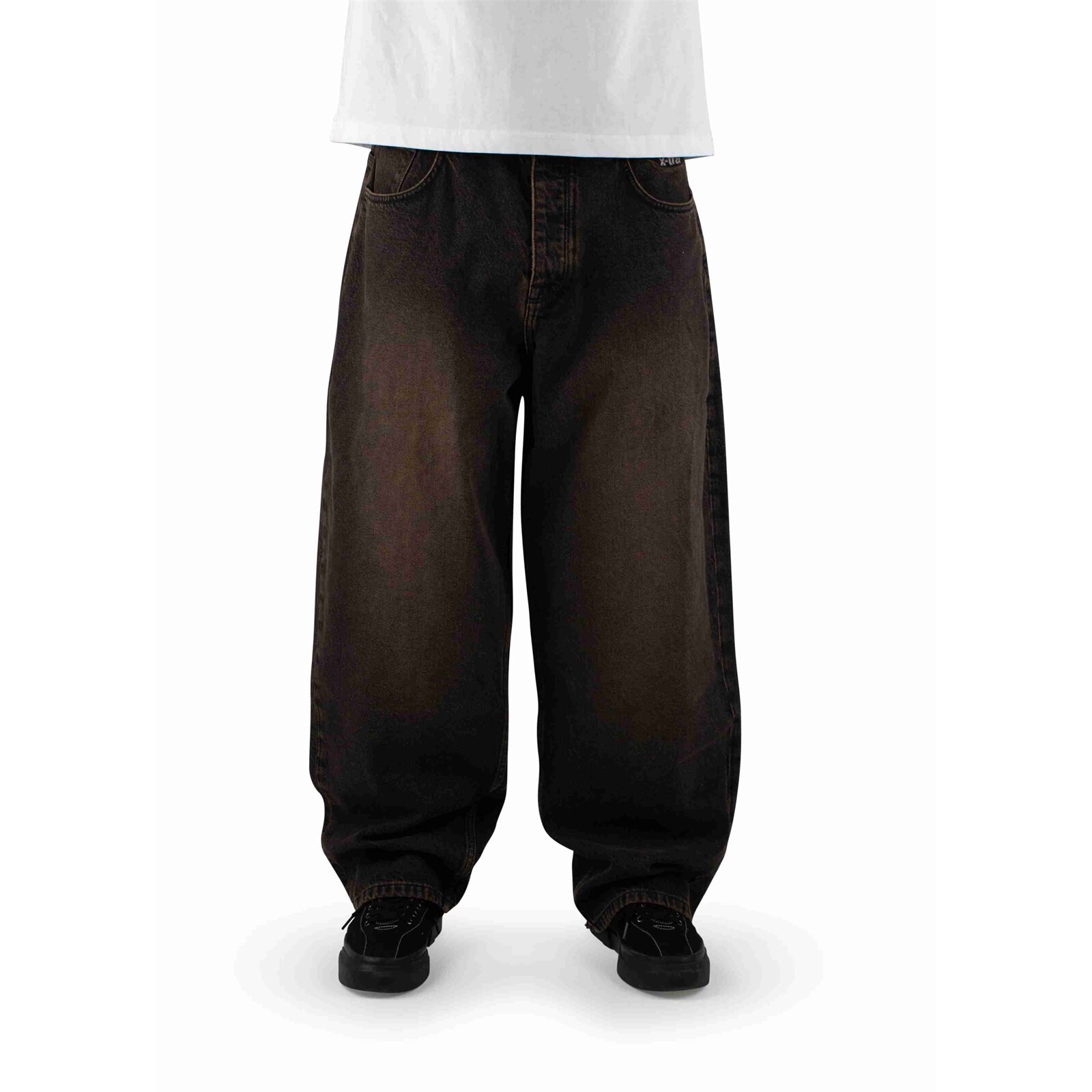 kalhoty HOMEBOY - X-Tra Monster Black Label Dirty Black (DIRTY BLACK-90) velikost: 33/32