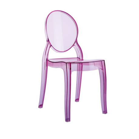 SIESTA Dětská židlička BABY ELIZABETH transparentní HODNOTY - barva plastu Siesta transparentní čirá