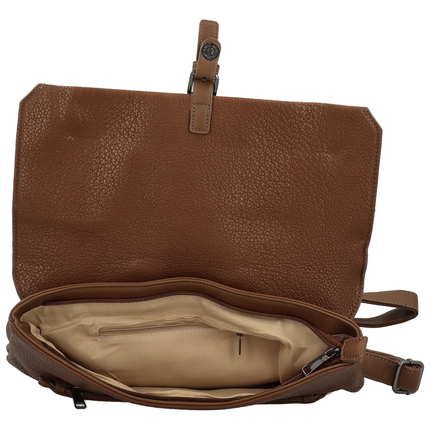 Stylový dámský koženkový kabelko-batoh Dalma new, tmavě hnědý