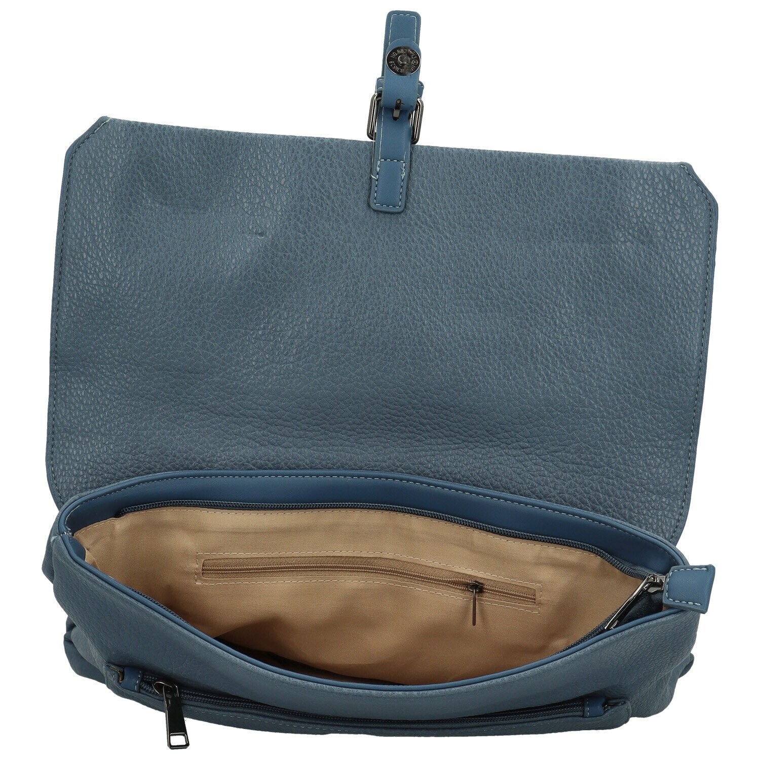 Stylový dámský koženkový kabelko-batoh Dalma new, džínově modrý