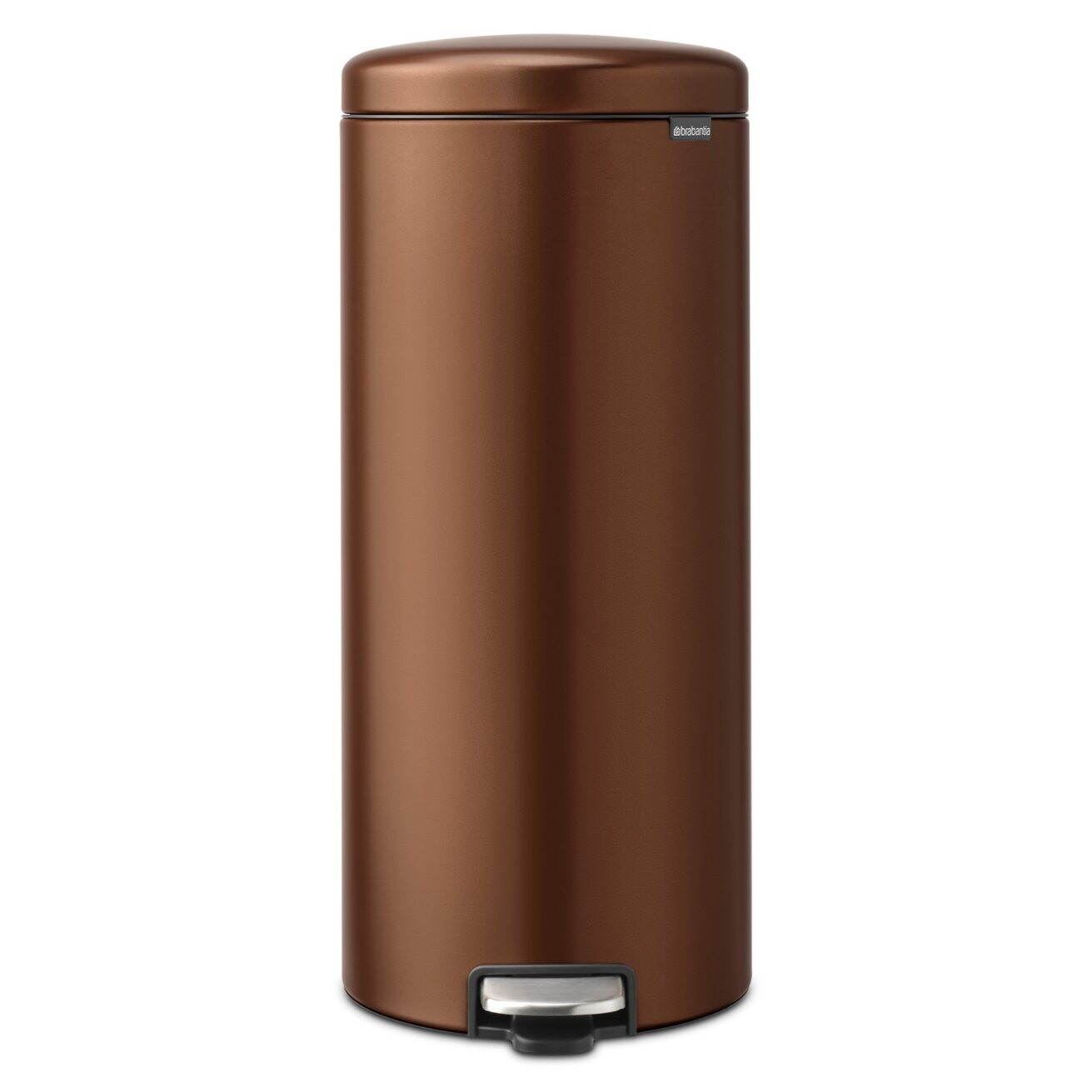 Pedálový odpadkový koš NEWICON 30 l, teple bronzová, ocel, Brabantia