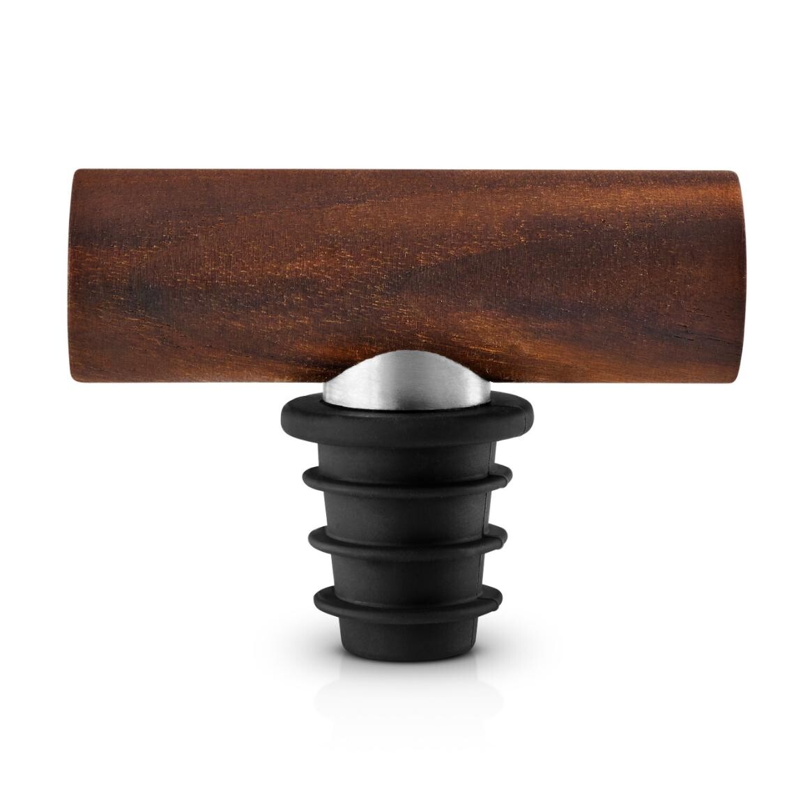 Uzávěr na víno LIQUID LOUNGE 7 cm, hnědá, dřevo, Eva Solo