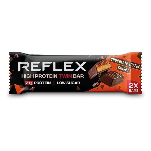 Reflex High Protein Twin Bar 60 g chocolate toffee crispy