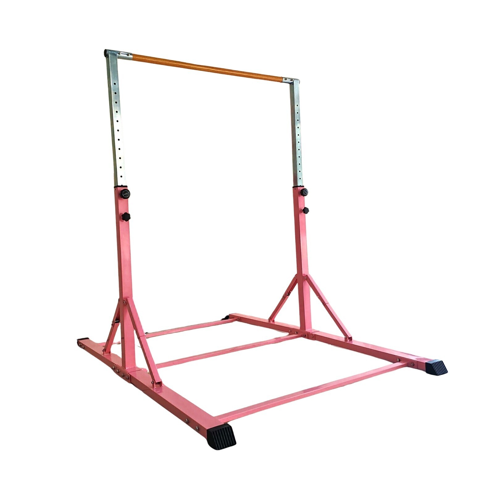 Gymnastická bradla MASTER 180 cm - skládací - růžová